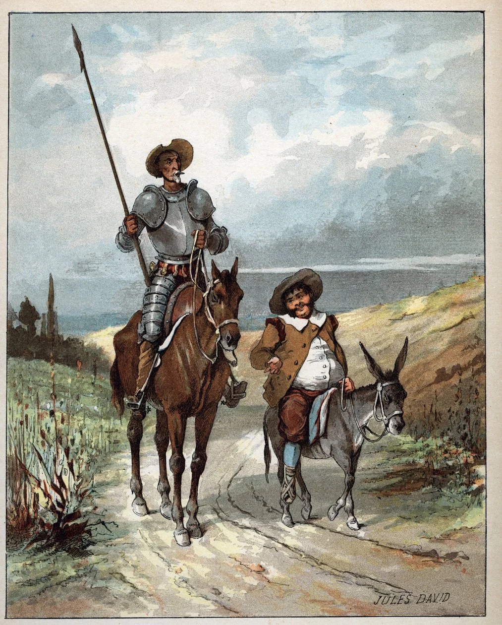 Don Quijote y Sancho Panza